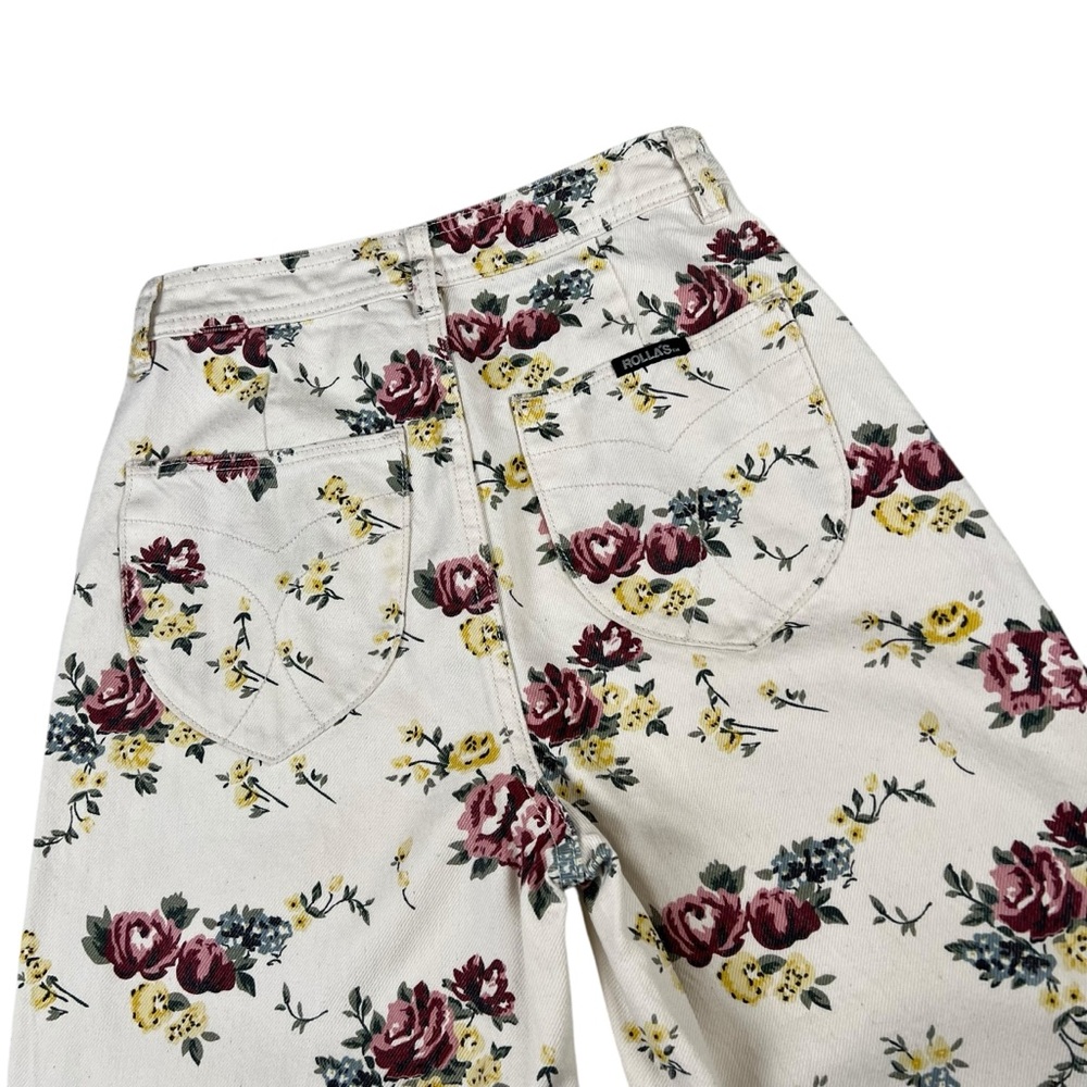 ROLLA’S High Rise Wide Leg Floral Print Jeans - Picture 11 of 16